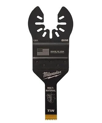 Milwaukee 49-25-1201 Blade, 3/8 in, 1-5/8 in D Cutting, 18 TPI, HSS/Titanium