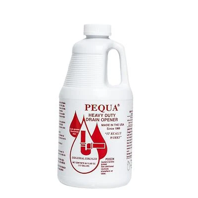 Pequa P-10264 Non-Polluting Drain Opener, Liquid, 64 oz