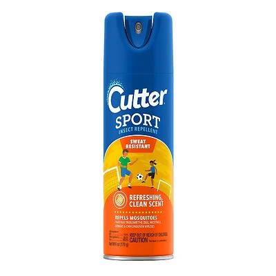 Cutter HG96253 Sport Insect Repellent, 15% Deet, 6-oz. Aerosol