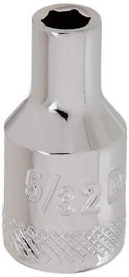 DeWalt DWMT86021OSP SAE Socket, Shallow, 6-Point, 5/32 In., 1/4 In. Drive