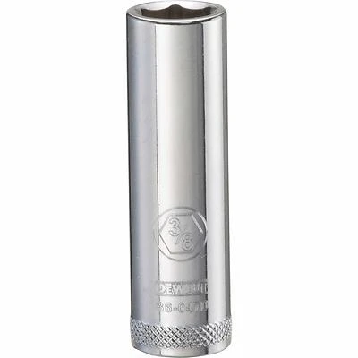 DeWalt DWMT86047OSP SAE Socket, Deep, 6-Point, 3/8 In., 1/4 In. Drive
