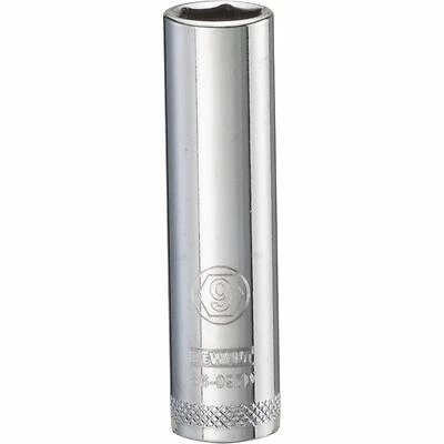 DeWalt DWMT86097OSP Deep Socket, 6-Point, 1/4 In. Drive, 9mm