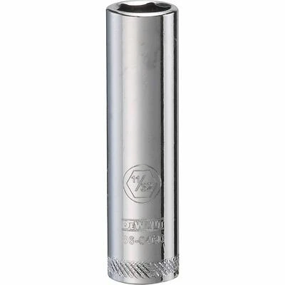 DeWalt DWMT86046OSP SAE Socket, Deep, 6-Point, 11/32 In., 1/4 In. Drive