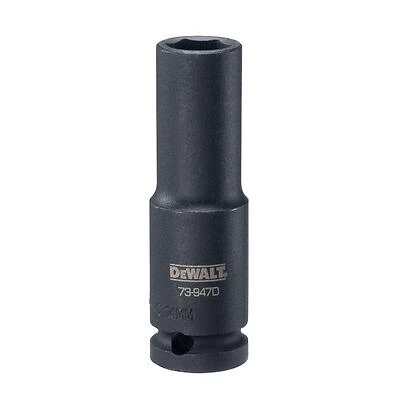 DeWalt DWMT73947OSP Metric Deep Impact Socket, 6-Point, 1/2 In. Drive, 14mm