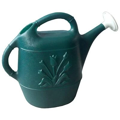 Union Products 63065 Watering Can, 2 Gal, Hunter Green Poly, Detachable Nozzle