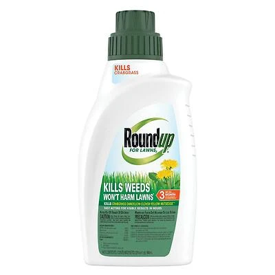 Roundup 5008710 Weed Killer, Liquid, Spray Application, 32 oz Bottle