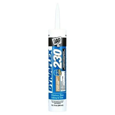 DAP 18416 Dynaflex 230 Elastomeric Latex Sealant, Clay, 10.1 oz