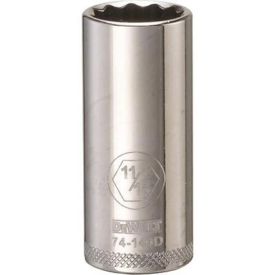 DeWalt DWMT74140OSP SAE Deep Socket, 11/16 In., 3/8 In. Drive, 12-Point
