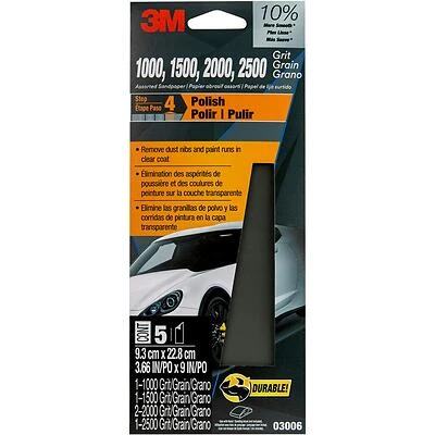 Bondo Wetordry 03006 Automotive Sandpaper, 9 x 3-2/3 in Dimensions