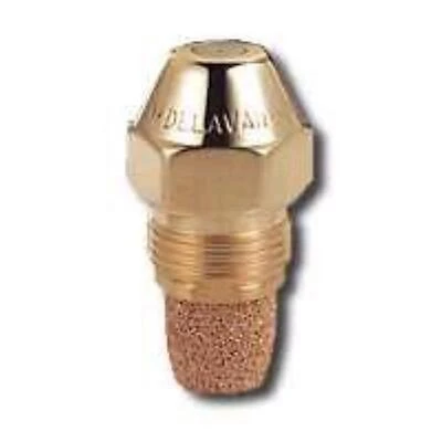 Delavan .65GPH-90 Oil Burner Nozzle, 90 Degree Hollow Cone, Brass