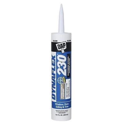 Dap 18304 Dynaflex 230 Latex Sealant, Clear, 10.1 Oz