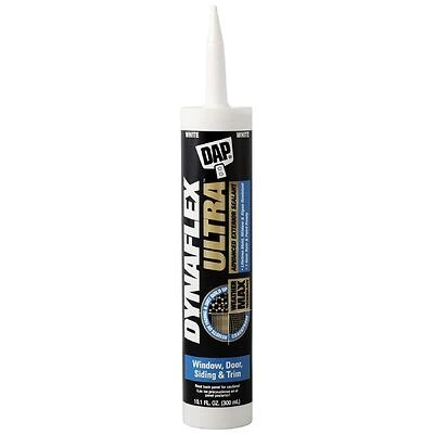 Dap DynaFlex Ultra 7079818211 Advanced Exterior Sealant, White, 10.1-oz.