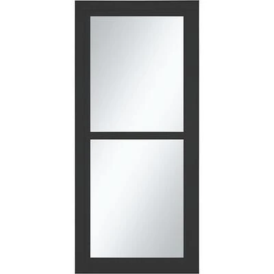 Larson 14604052 Easy Vent Storm Door, Full-View Glass, Black, 36 x 81-In.