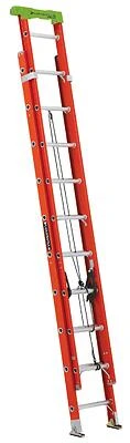 Louisville L-3022-20PT Extension Ladder, Fiberglass, 20-Ft., Type 1A, 300-Lb.