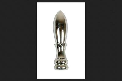 Jandorf 60107 Bullet Lamp Finial, Nickel Finish, 2-In.