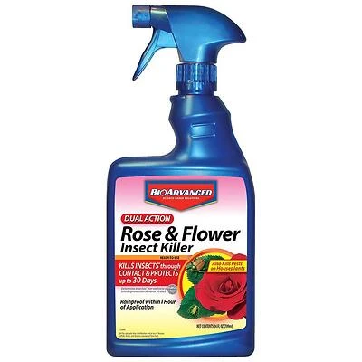 BioAdvanced 502570B Rose & Flower Insect Killer, Ready-to-Use Spray, 24 oz.