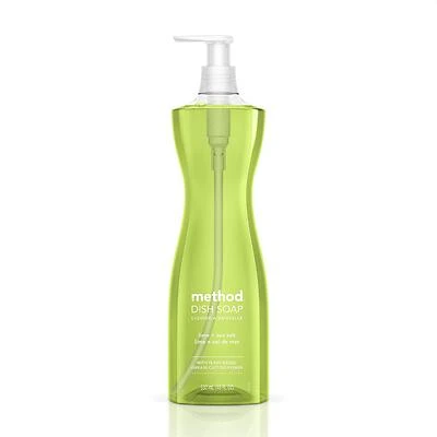 method 1240 Dish Soap, 18 fl-oz, Liquid, Lime, Sea Salt, Light Willow Green
