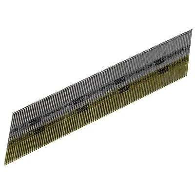 Senco DA25EAB Series Finish Nail, Glue Collation, 2-1/2 in L, 15 ga, Galvanized Steel, Brad Head, Smooth Shank