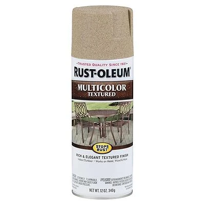 Rust-Oleum 223524 Stops Rust Textured Spray Paint, Desert Bisque, 12 Oz.