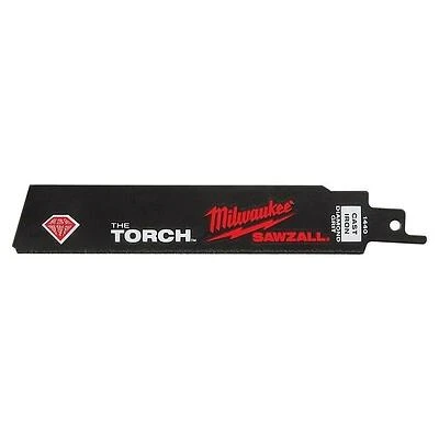 Milwaukee 48-00-1440 Reciprocating Saw Blade, 1 in W, 6 in L, Diamond Cutting Edge