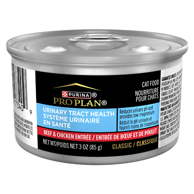Cat Food, Urinary Tract Health, Beef & Chicken, 3 oz.