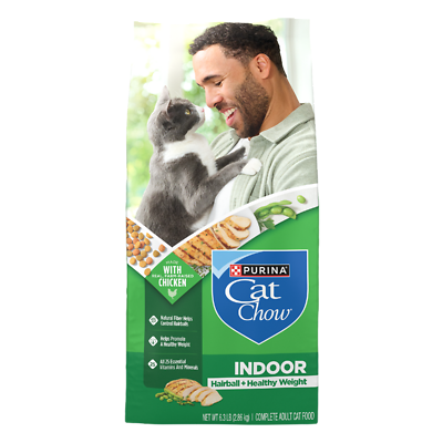 Dry Cat Food, Indoor, 6.3 Lb. Bag